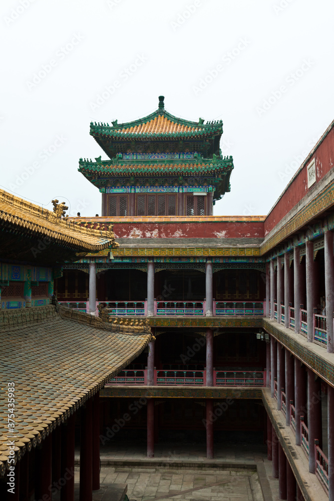 Tibetan Architecture in Putuo Temple of cases, Chengde, Mountain Resort, north china Tibetan Architecture in Putuo Temple of cases, Chengde, Mountain Resort, north china