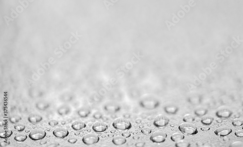 Bright water drop surface picture