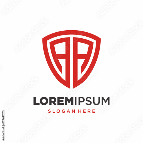 Free Download Initial Letter A Shield logo design vector - GFXLoad