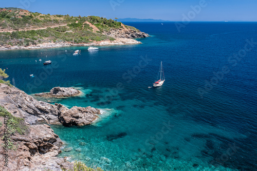 Isola d'Elba, panorama del litorale