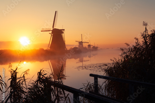 Windmühlen/Windmill Kinderdijk Holland