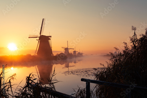 Windmühlen/Windmill Kinderdijk Holland