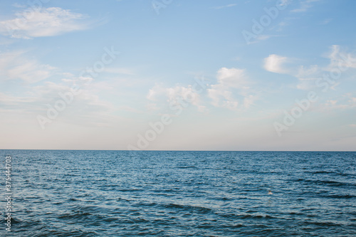 sea beach with clear water and sky