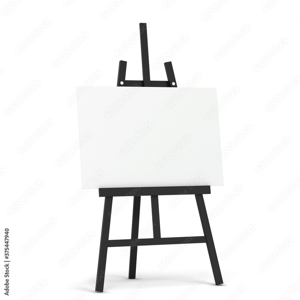 Blank easel mockup Blank easel mockup