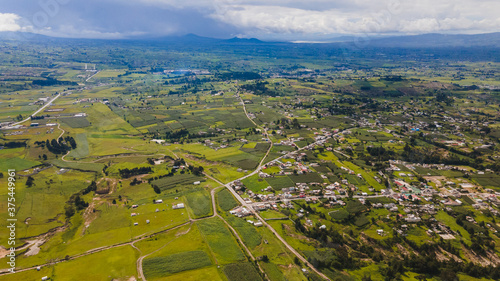 Aerial photography of the Mexican countryside, in the municipality of Almoloya de Juarez, in the State of Mexico. 3 photo