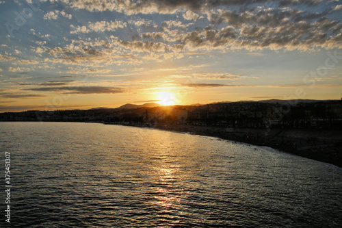 Sunset over Nice