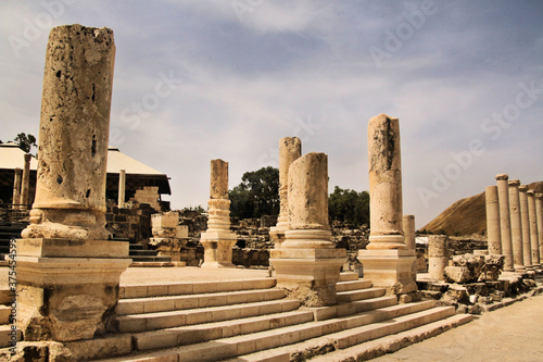 A view of the ancient city of Beit Shean in Israel