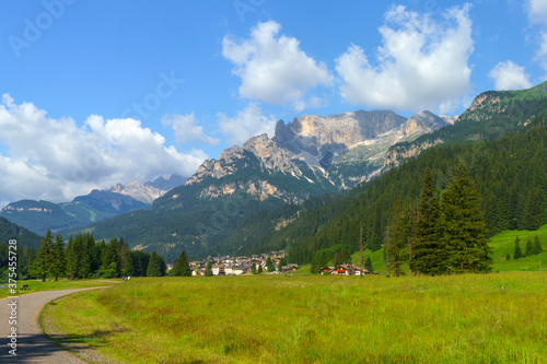 Along the cycleway of Fassa valley, Dolomites