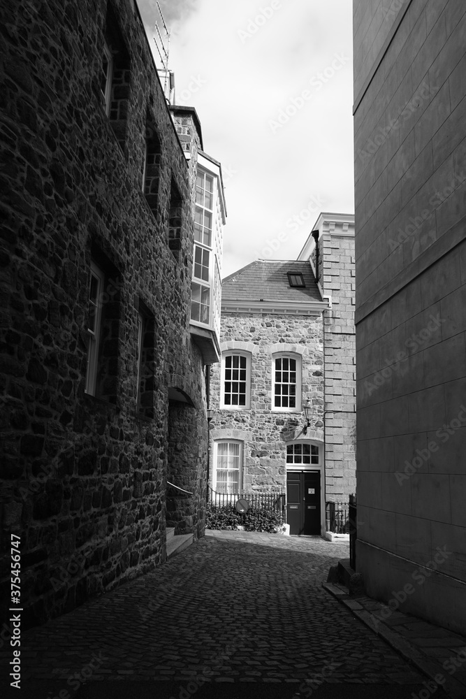 Obraz premium narrow street in the old town