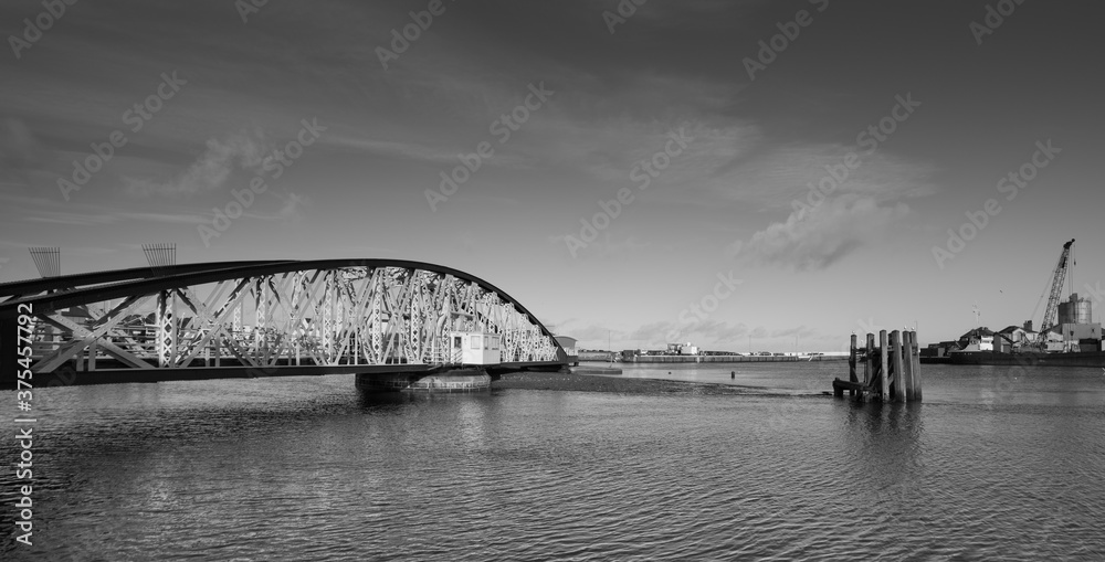 Obraz premium old bridge over the river