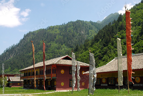 Canvas-taulu Juizhaigou (Nine Villages Valley) in Sichuan, China