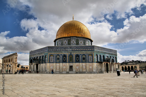 A view of the Dome of the Rock in Jerusalem