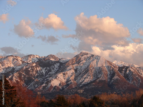 Photography Mount Olympus, Wasatch Mountains, Salt Lake City, Utah, snowcapped mountains