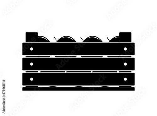 crate of apples