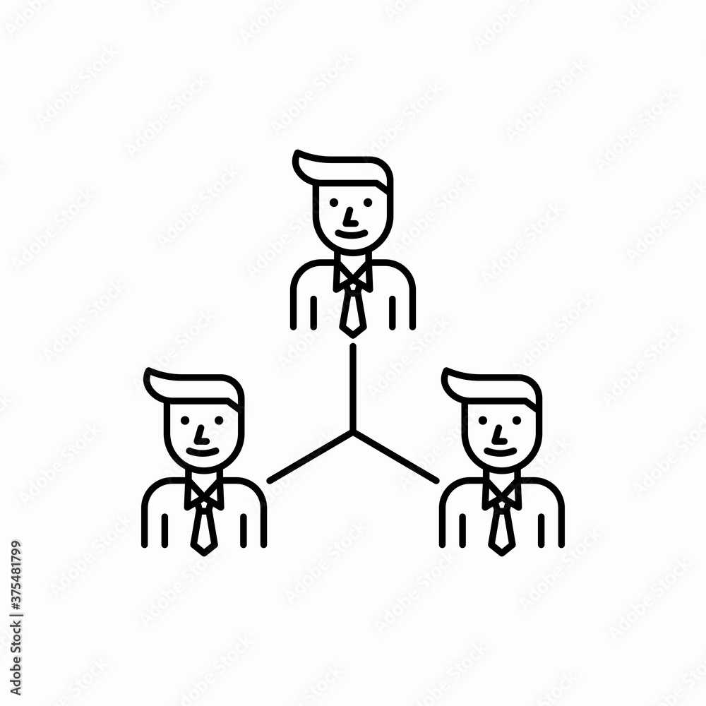 Outline teamwork icon.Teamwork vector illustration. Symbol for web and mobile Outline teamwork icon.Teamwork vector illustration. Symbol for web and mobile