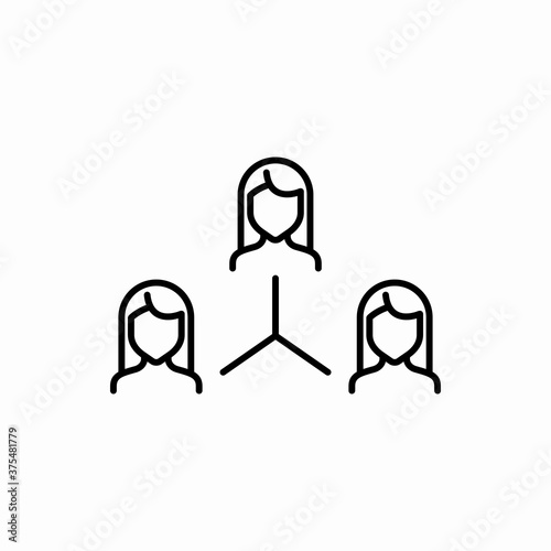 Outline teamwork icon.Teamwork vector illustration. Symbol for web and mobile