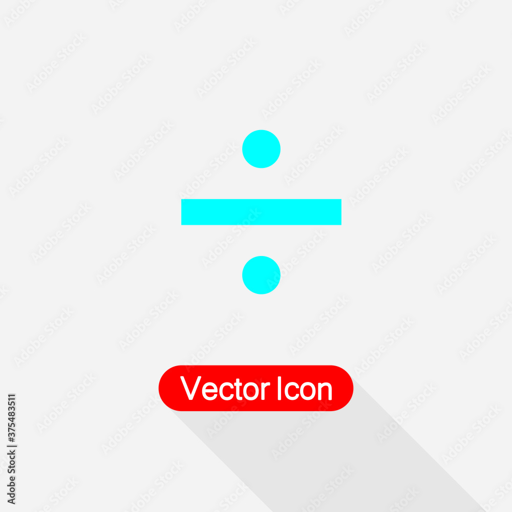 Division Sign Icon Vector Illustration Eps10 Division Sign Icon Vector Illustration Eps10