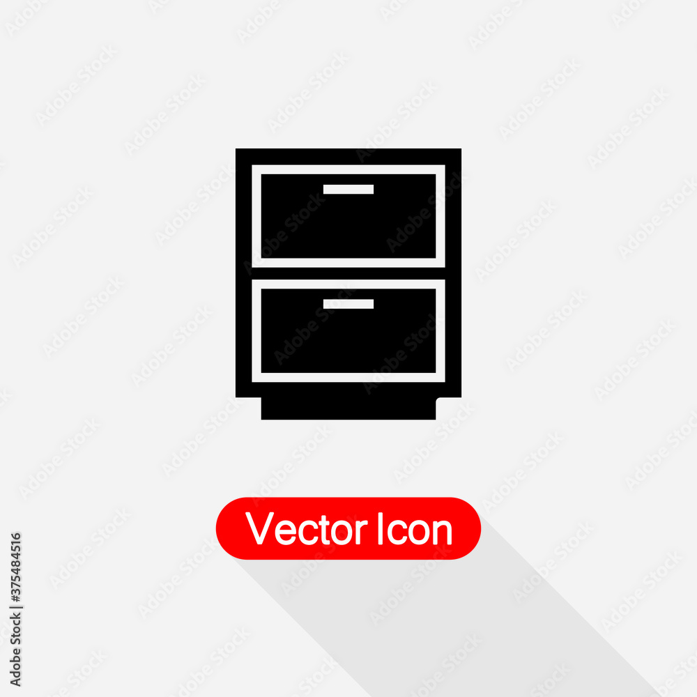 Drawer Icon, Chest Of Drawers Icon Vector Illustration Eps10 Drawer Icon, Chest Of Drawers Icon Vector Illustration Eps10