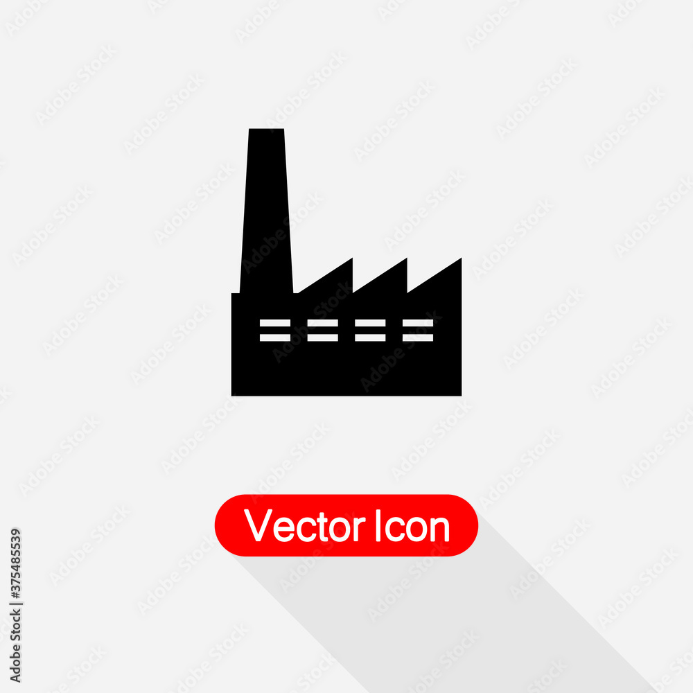 Factory Icon Vector Illustration Eps10 Factory Icon Vector Illustration Eps10