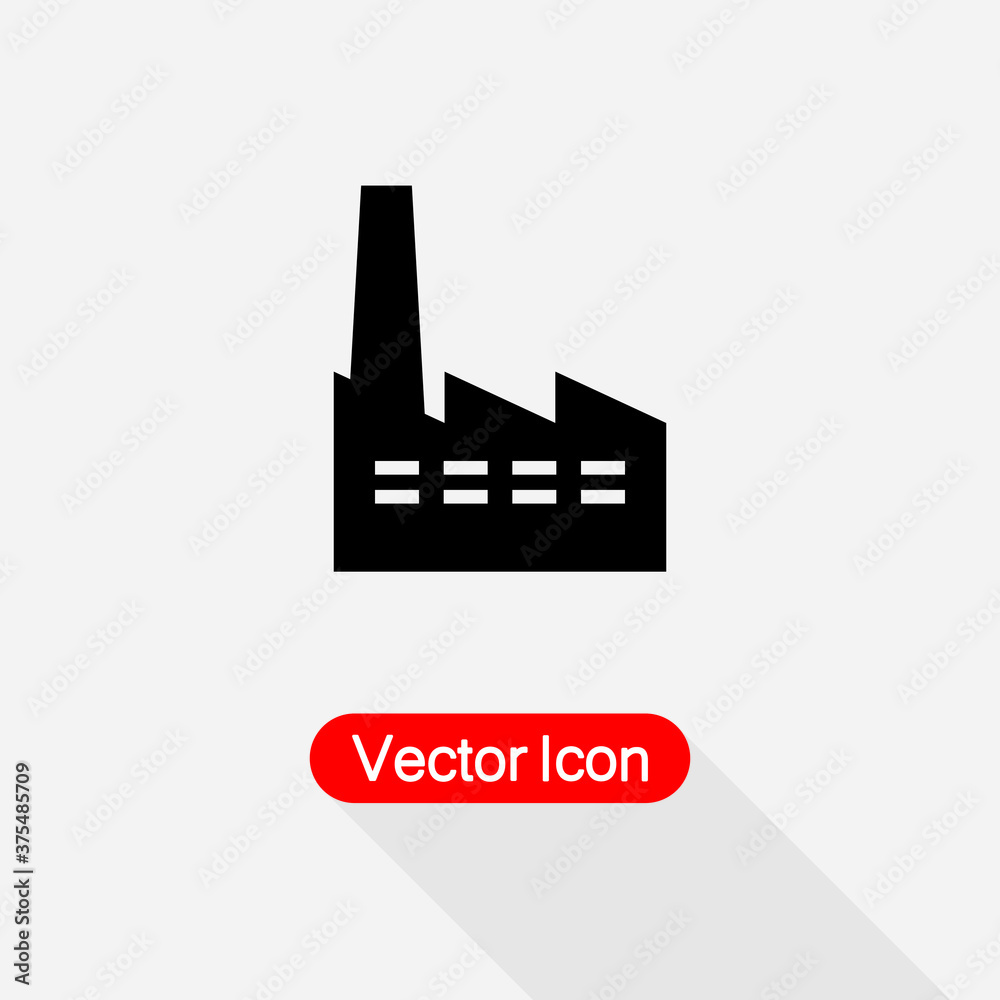Factory Icon Vector Illustration Eps10 Factory Icon Vector Illustration Eps10