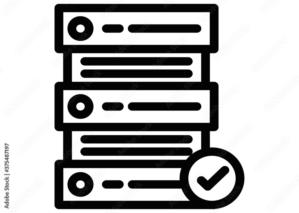 computer servers icon vector illustration and symbol for website And apps computer servers icon vector illustration and symbol for website And apps