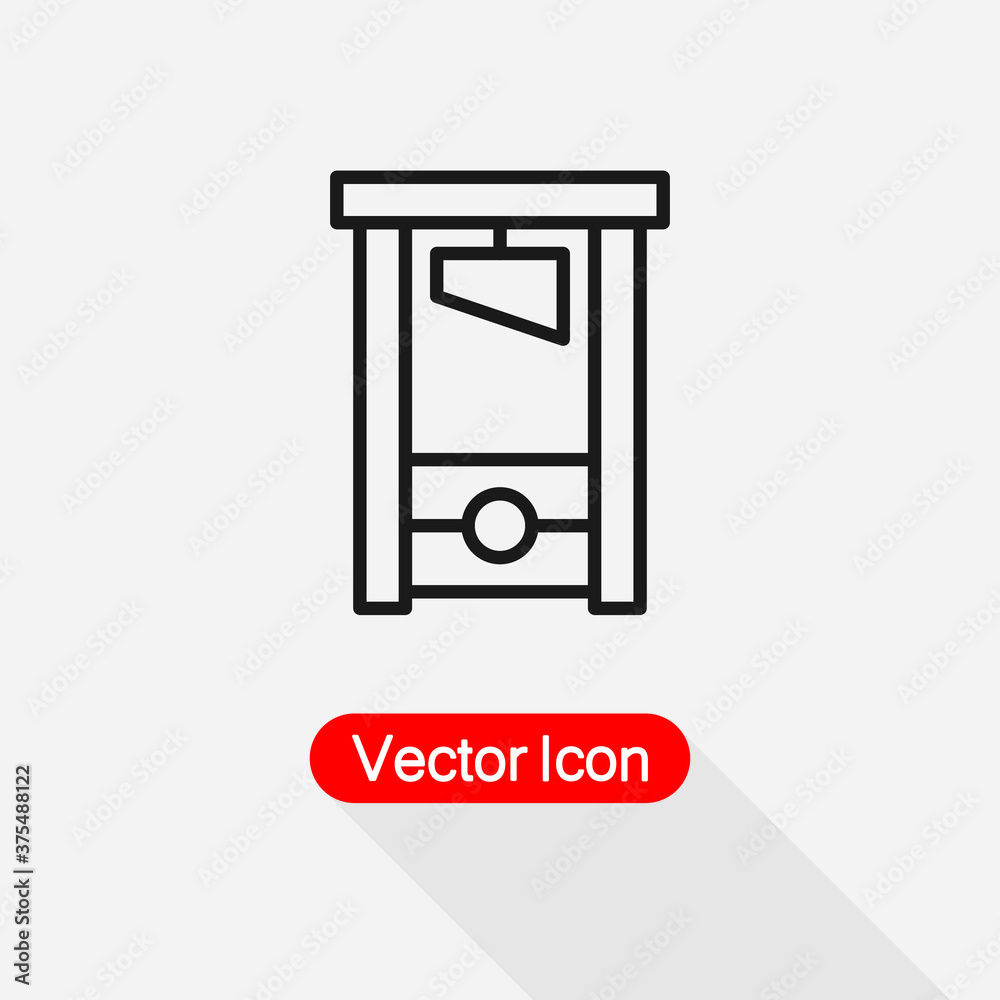 Guillotine Icon Vector Illustration Eps10 Guillotine Icon Vector Illustration Eps10