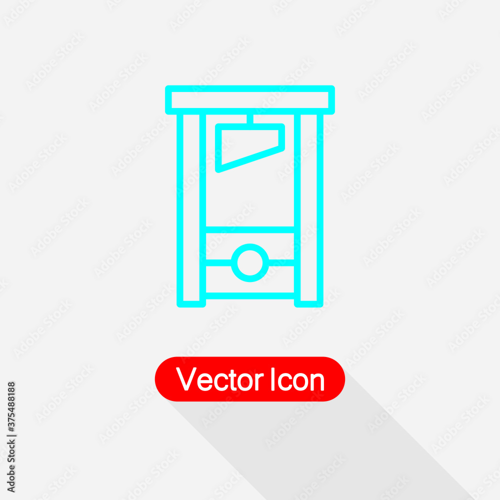 Guillotine Icon Vector Illustration Eps10 Guillotine Icon Vector Illustration Eps10