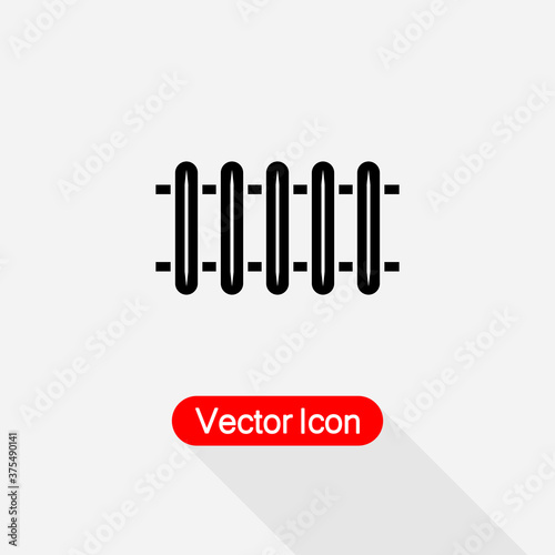 Heater Icon Vector Illustration Eps10