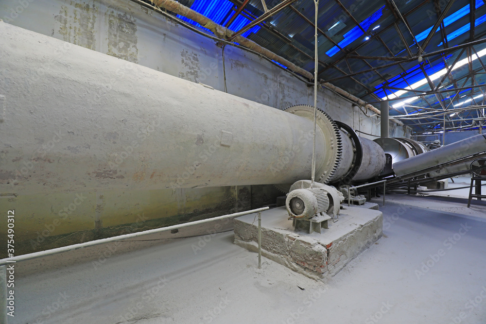 Compound fertilizer production line in a factory, China Compound fertilizer production line in a factory, China