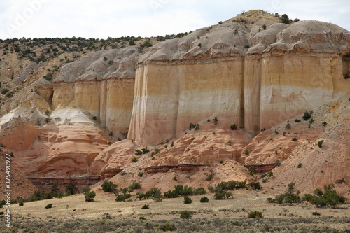 Abiquiu New Mexico desert cliff sandstone 
