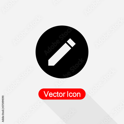 Pen Icon, Pencil Icon Vector Illustration Eps10