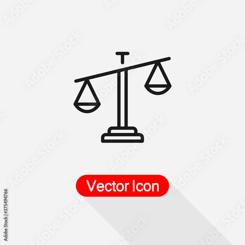 Pharmacy Scales Icon Vector Illustration Eps10