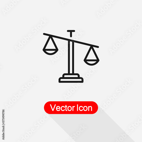 Pharmacy Scales Icon Vector Illustration Eps10