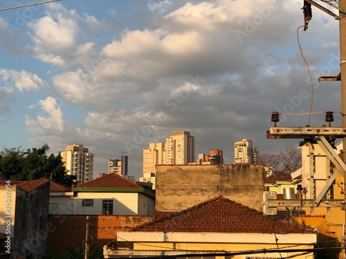 construction site with crane