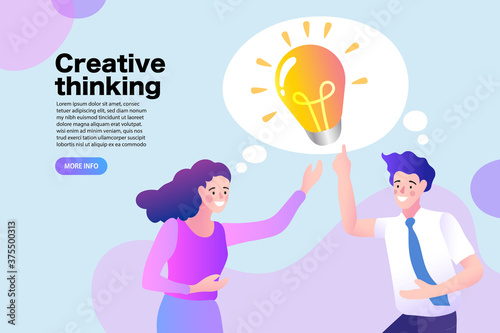 Wallpaper Mural Idea creative thinking concept. Torontodigital.ca