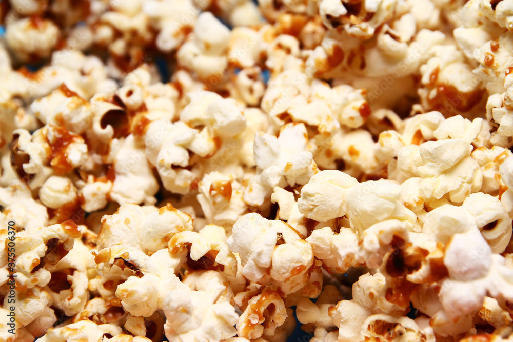 Popcorn coated with a sugar Popcorn coated with a sugar