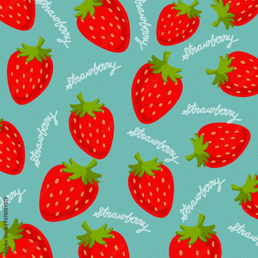 seamless pattern with strawberries seamless pattern with strawberries