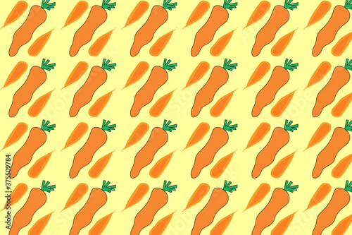 carrot smales pattern. suitable for wallpapers and backgrounds