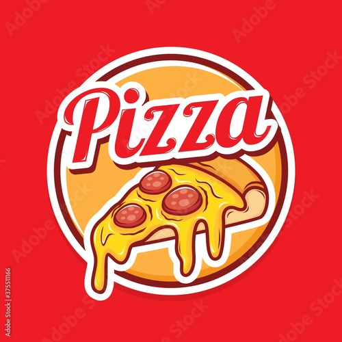 Pizza logo design 