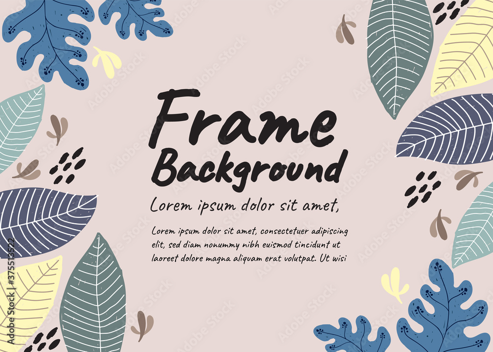 nature frame background concept illustration vector design 5 nature frame background concept illustration vector design 5