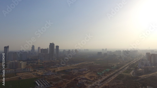 Aerial view of the city © Piyush