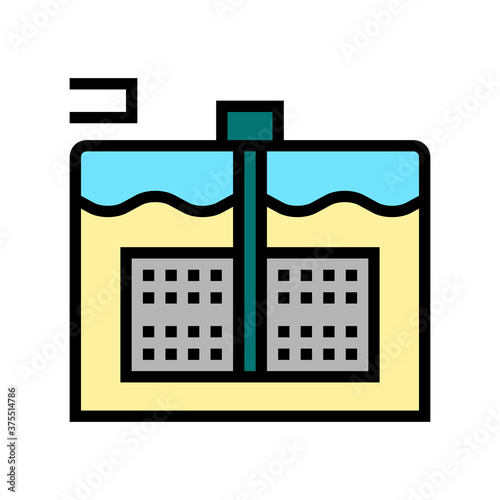 paper make equipment color icon vector. paper make equipment sign. isolated symbol illustration