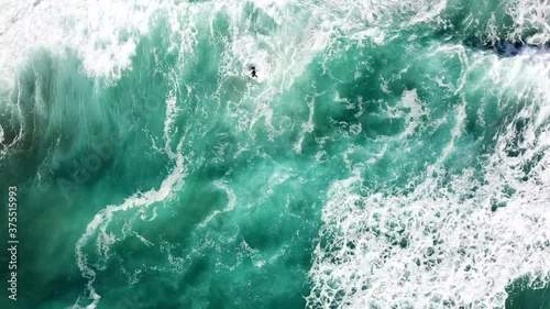 coastline waves