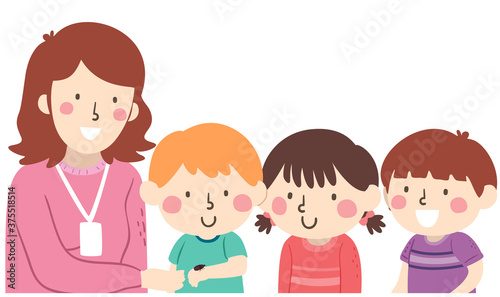 Girl Entomologist Kids Experience Bug Illustration