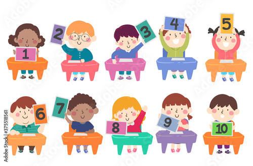 Kids Classroom Tablet Numbe...