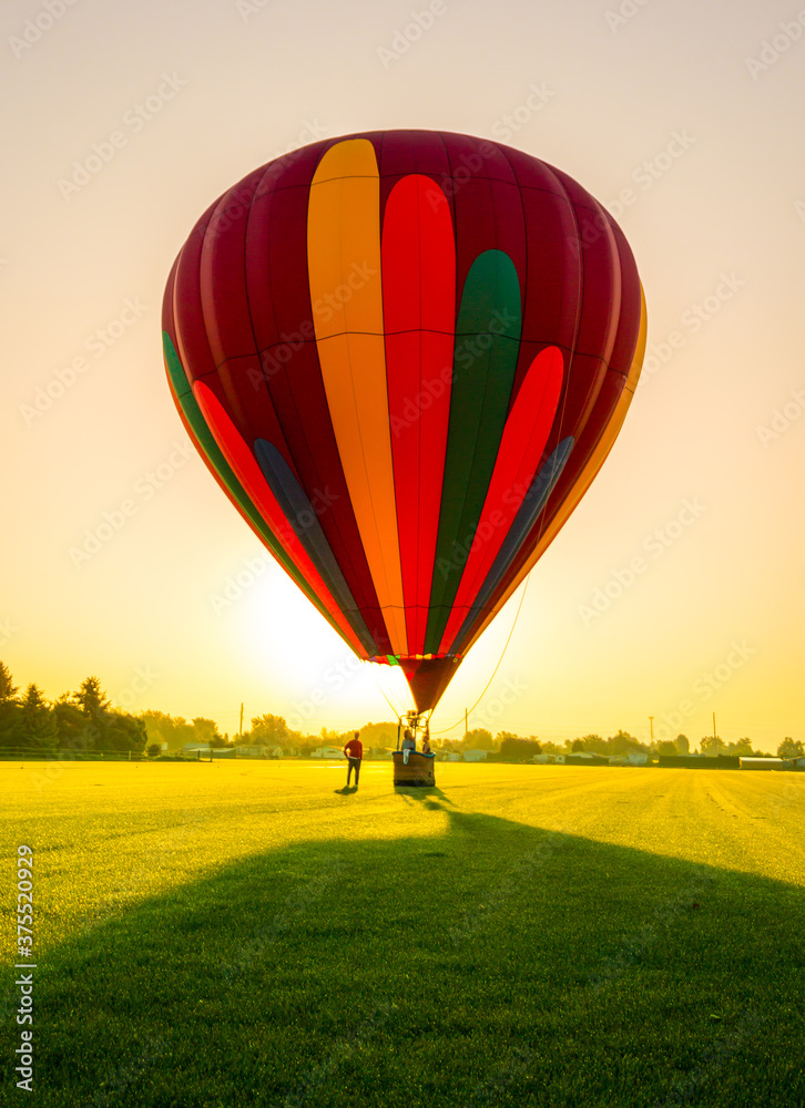 Obraz premium Sun Rise Hot Air Balloon 