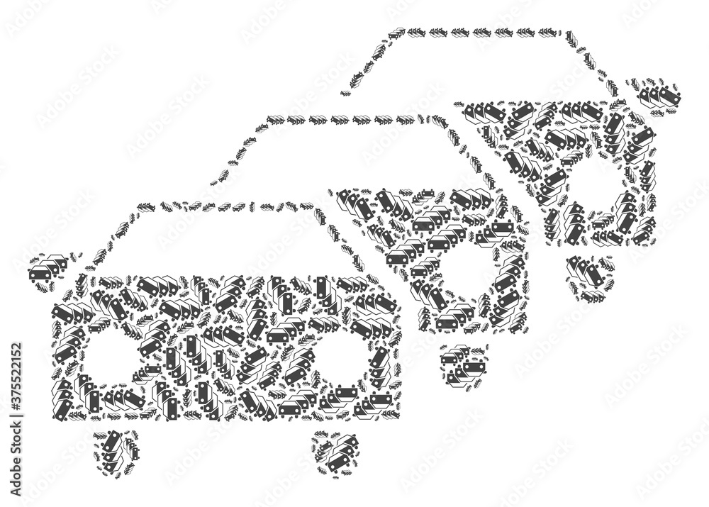 Vector car traffic jam collage is organized from scattered self car traffic jam elements. Recursive collage from car traffic jam. Vector car traffic jam collage is organized from scattered self car traffic jam elements. Recursive collage from car traffic jam.