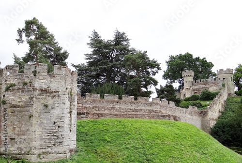 Warwick Castle outer wall, UK photo