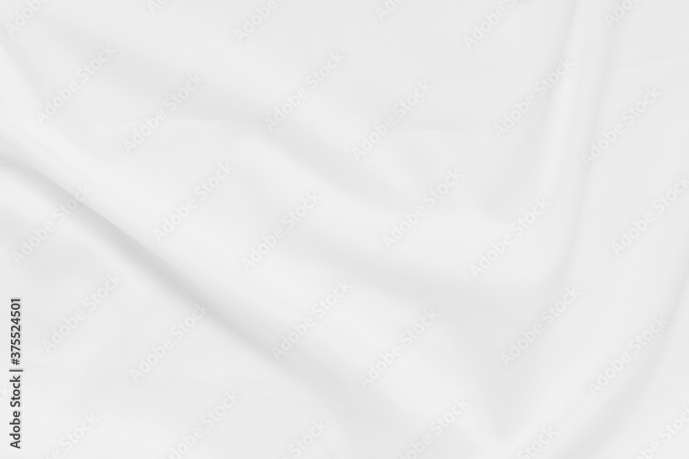 White fabric background