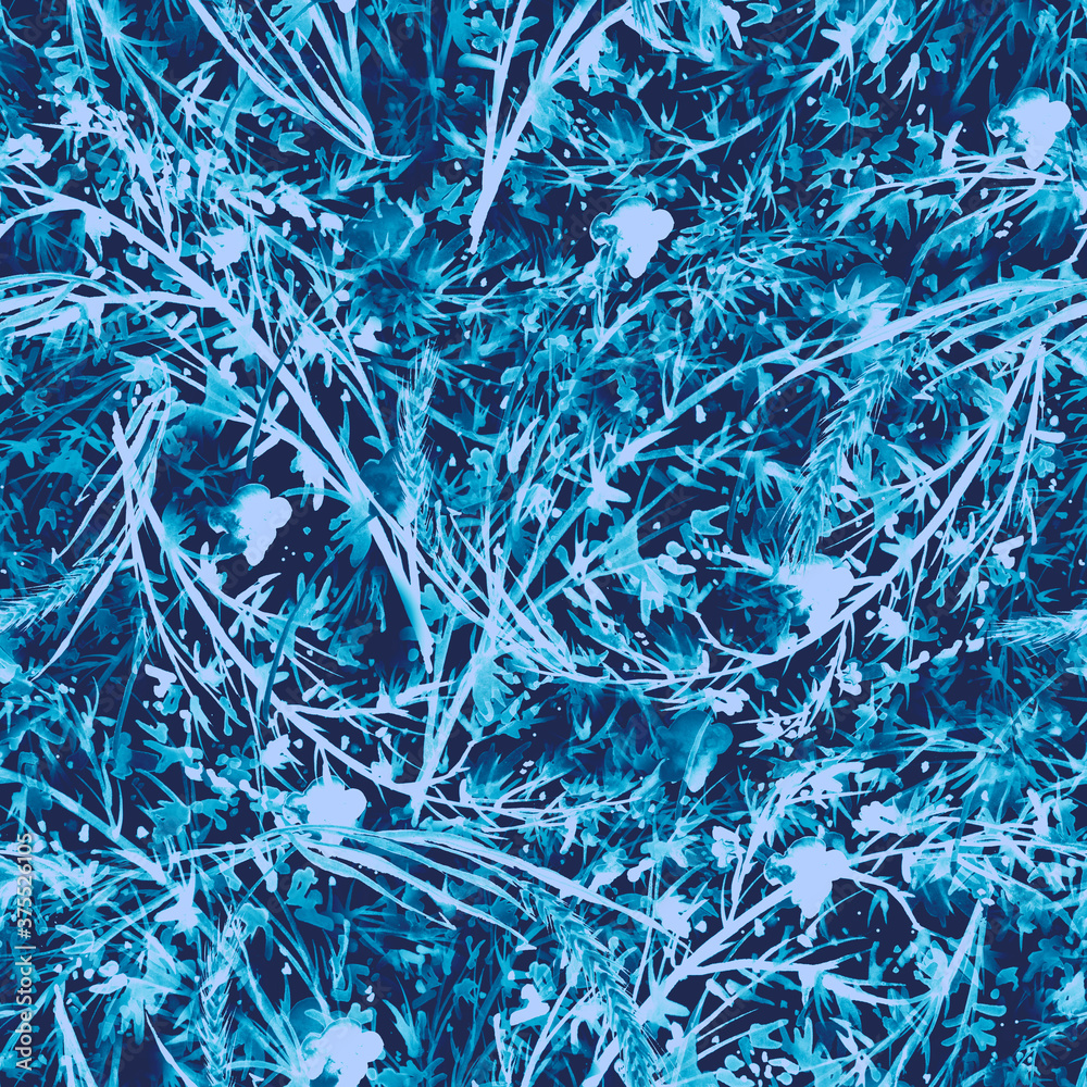 Watercolor seamless pattern with branches, berries. Mimosa,juniper on a branch. Decorative berry, flower. Abstract background.Wild grass, wild flower. rose, violet, poppy. Snow covered grass Watercolor seamless pattern with branches, berries. Mimosa,juniper on a branch. Decorative berry, flower. Abstract background.Wild grass, wild flower. rose, violet, poppy. Snow covered grass
